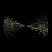multicolor sound wave from equalizer background vector