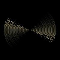 multicolor sound wave from equalizer background vector