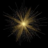 firework lines with particle star dust vector