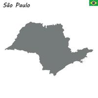 High Quality map of state Brazil vector