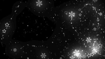 transición de invierno de navidad con fondo negro png. Transición de navidad de 4k. más element