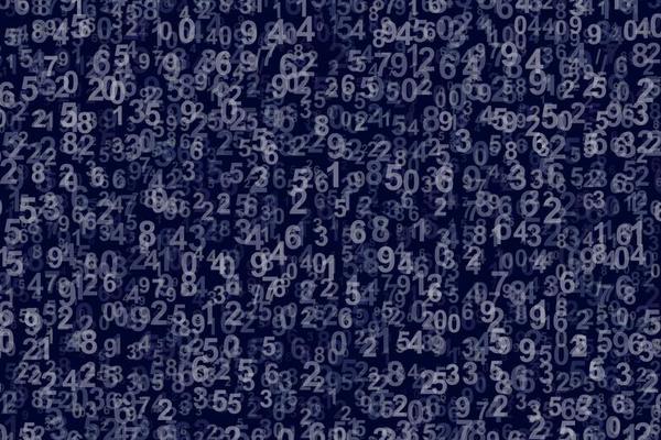 Abstract Background with Numbers. . Vector illustration