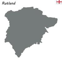 High Quality map is a ceremonial county of England vector