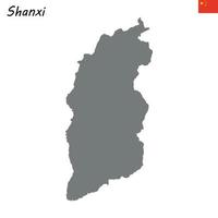 mapa provincia de china vector