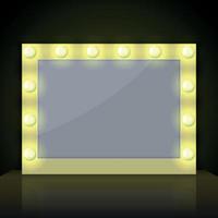 mirror with light vector