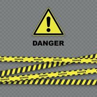 Danger background vector illustration