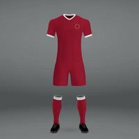 football kit vector illustration