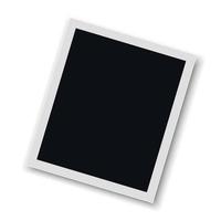 Realistic vector photo frame