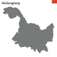 map province of China vector