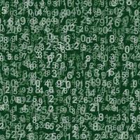Abstract Background with Numbers. . Vector illustration