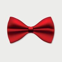 Bow Tie isolated on white. vector