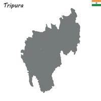 map of state of India vector