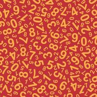 Abstract Background with Numbers. . Vector illustration