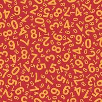 Abstract Background with Numbers. . Vector illustration