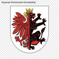 kuiavia pomerania emblema estado de polonia vector