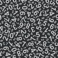 Abstract Background with Numbers. . Vector illustration