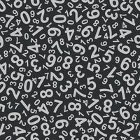 Abstract Background with Numbers. . Vector illustration