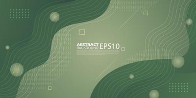 abstract green background with fluid shapes.colorful green design. bright and modern concept. eps10 vector