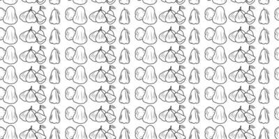 rose apple or guava seamless pattern on isolated background for web and print vector
