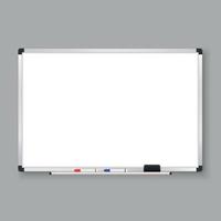 empty whiteboard vector illustration
