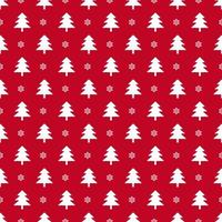 Christmas tree seamless vector patterns.Winter holidays print.