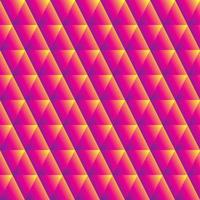 Pink yellow geometric 3d pattern. Abstract background. vector