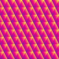 Pink yellow geometric 3d pattern. Abstract background. vector