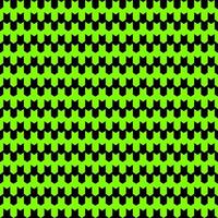 Hounds tooth black and green pattern. Goose foot. Seamless pattern. vector