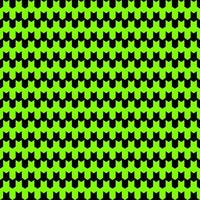 Hounds tooth black and green pattern. Goose foot. Seamless pattern. vector