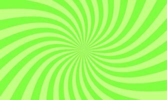 Green rays background in retro style. Vector. vector