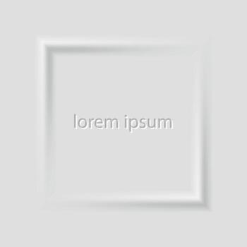 3d technology background in neomorphism style. for your design vector