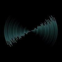 multicolor sound wave from equalizer background vector