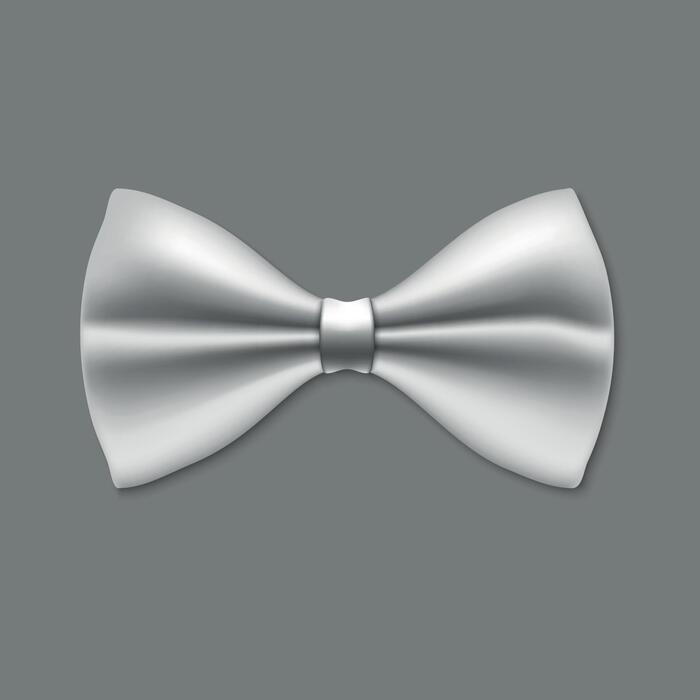 Silver Bow Tie Vector Art, Icons, and Graphics for Free Download