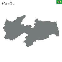 High Quality map of state Brazil vector