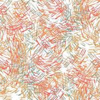 Fantasy messy freehand doodle geometric shapes seamless pattern.  Infinity ditsy scribble abstract card, layout. vector