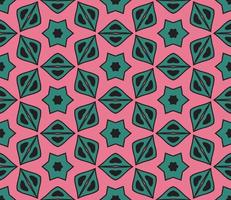 Abstract colorful doodle hexagon seamless pattern. Geo shape  background. Mosaic vector
