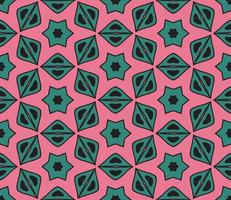 Abstract colorful doodle hexagon seamless pattern. Geo shape  background. Mosaic vector