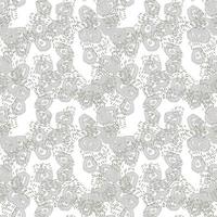 Fantasy messy freehand doodle geometric shapes seamless pattern.  Infinity ditsy scribble abstract card, layout. Creative background. Textile, fabric, wrapping paper. vector