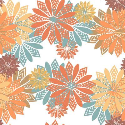 Fantasy messy freehand doodle geometric shapes seamless pattern.  Infinity ditsy scribble abstract card, layout. Creative background. Textile, fabric, wrapping paper.