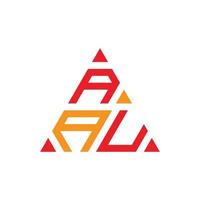 AAU triangle,  letter logo design,  AAU triangle logo design monogram, AAU triangle vector logo,  AAU with triangle shape,  AAU template with matching color, AAU triangular logo Simple, Elegant,