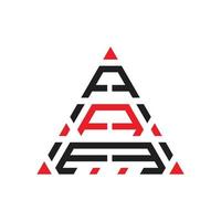 AAA triangle logo design monogram, AAA triangle vector logo,  AAA with triangle shape,  AAA template with matching color, AAA triangular logo Simple, Elegant,  AAA Luxurious Logo, AAA Vector pro,