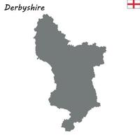 High Quality map is a ceremonial county of England vector