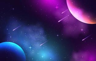 Beautiful Milkyway Background vector