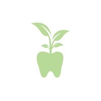 plantilla de diseño de logotipo de vector de árbol dental. plantilla de logotipo de vector de árbol dental.