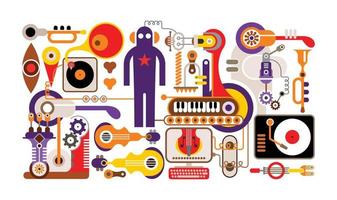 Musical Instruments Workshop vector