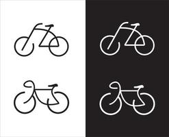 iconos de vector de bicicleta