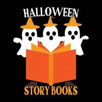 Best Halloween story  t-shirt design vector