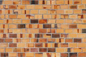 Brown brick wall vintage background photo