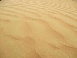 olas de textura de arena. dunas del desierto. paisaje de puesta de sol de dunas del desierto. foto