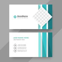 Professional business card design template vector